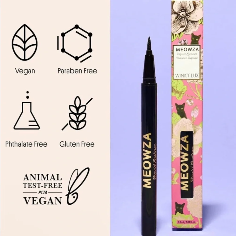 WINKY LUX Meowza Precision Classic Black Felt Tip Liquid Eyeliner
